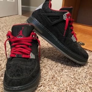 Retro Air Force Jordan 4s Mids